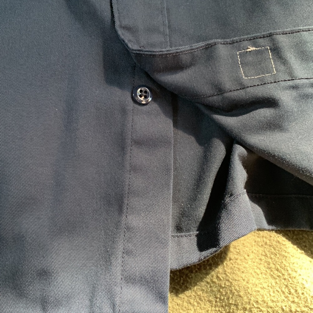 Men’s Carhartt navy, long sleeve shirt. Size L. Chest approx 24 inches - Picture 7 of 13